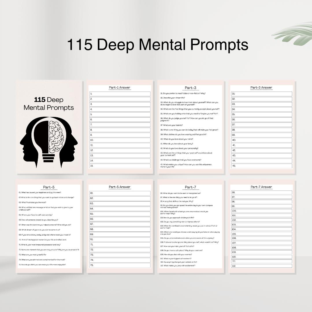 Mental Health Bundle: Planners & Journals