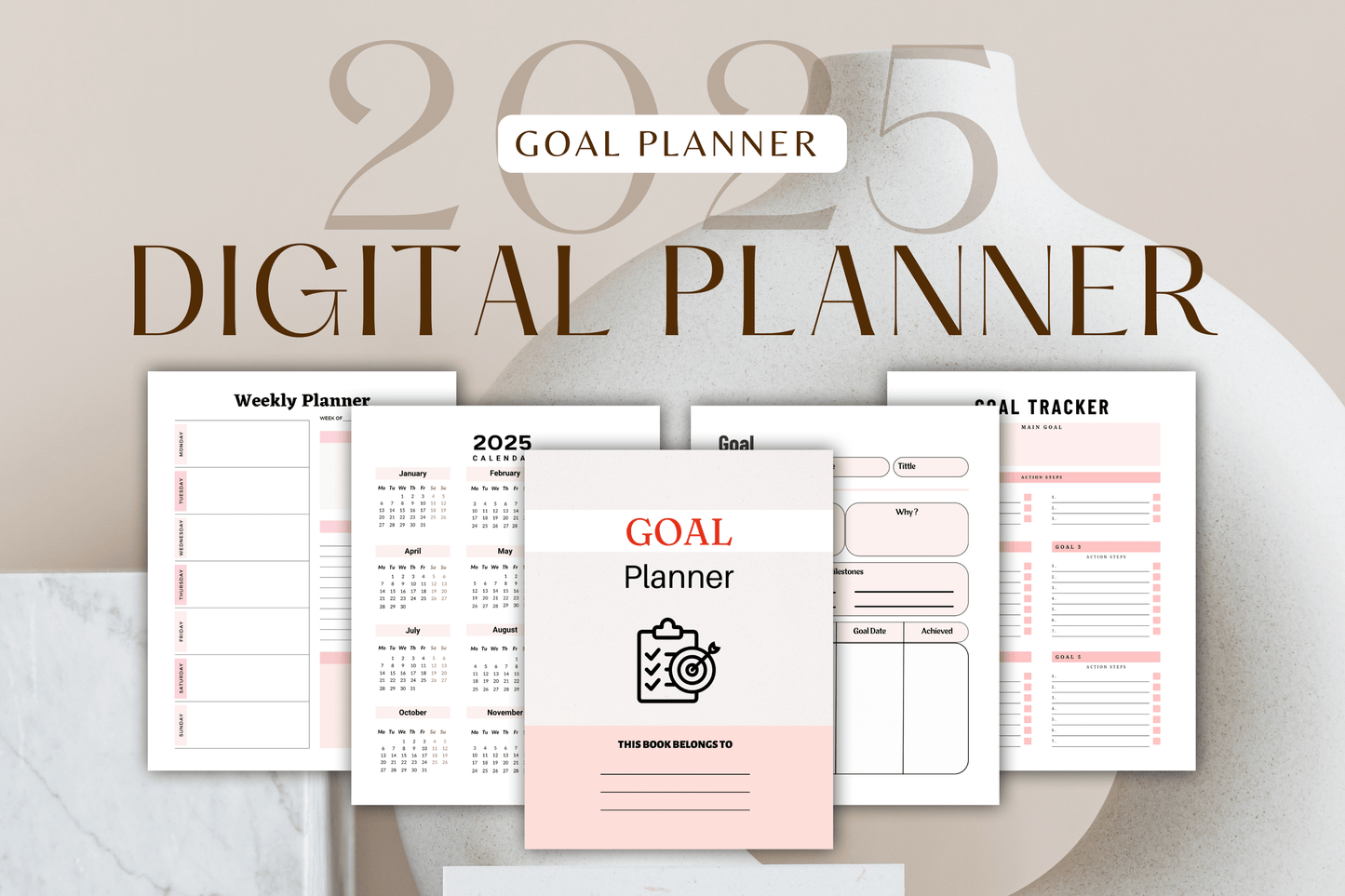Goal Planner: 50 Pages