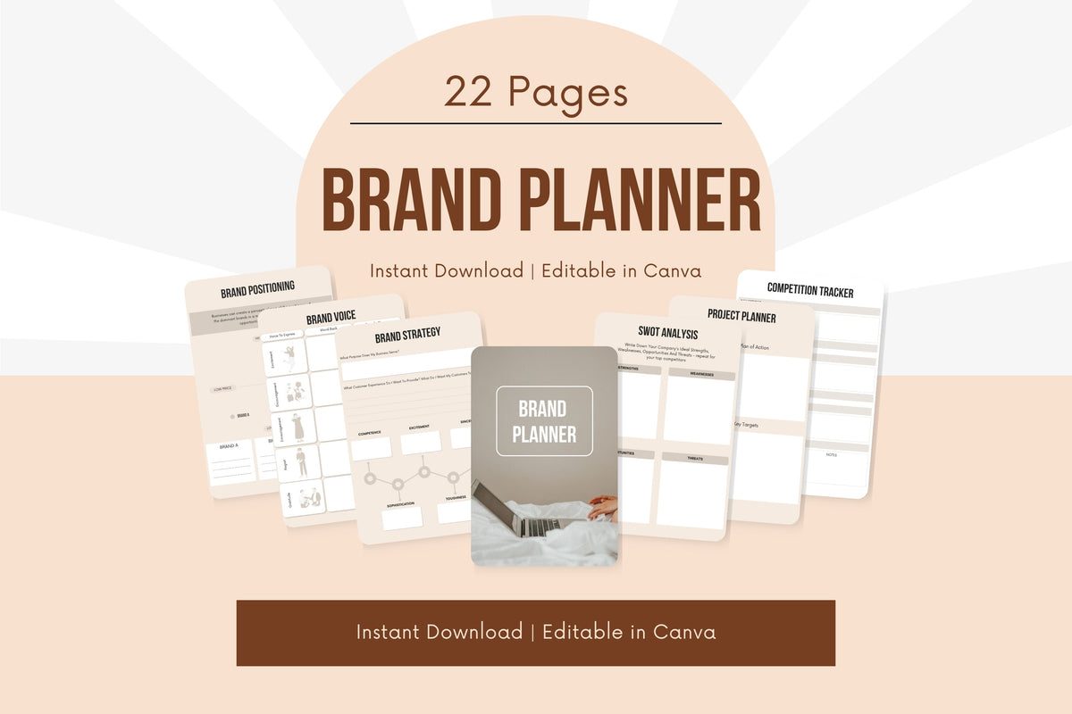 Brand Planner - 22 Pages