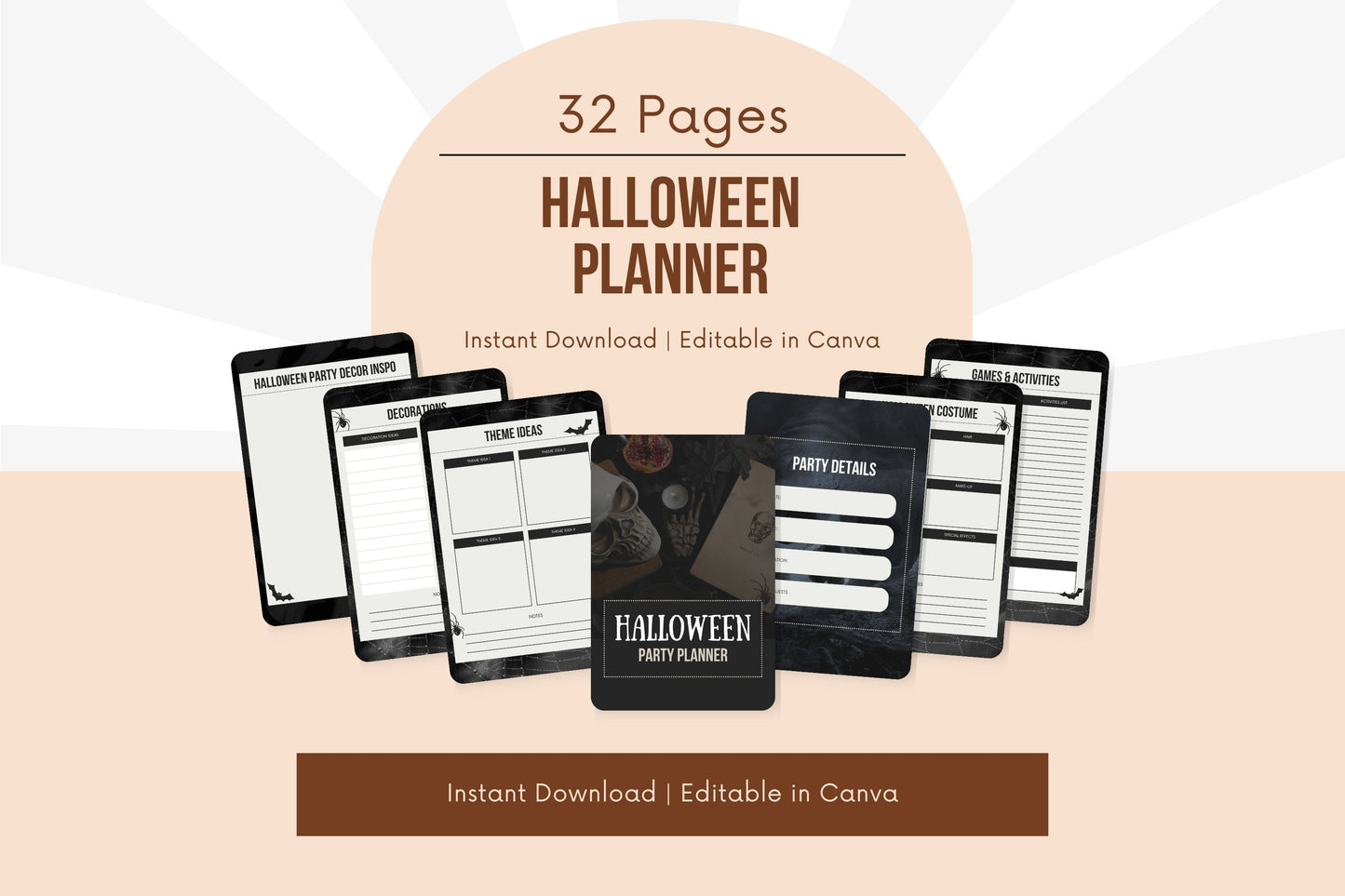 Halloween Planner - 32 Pages