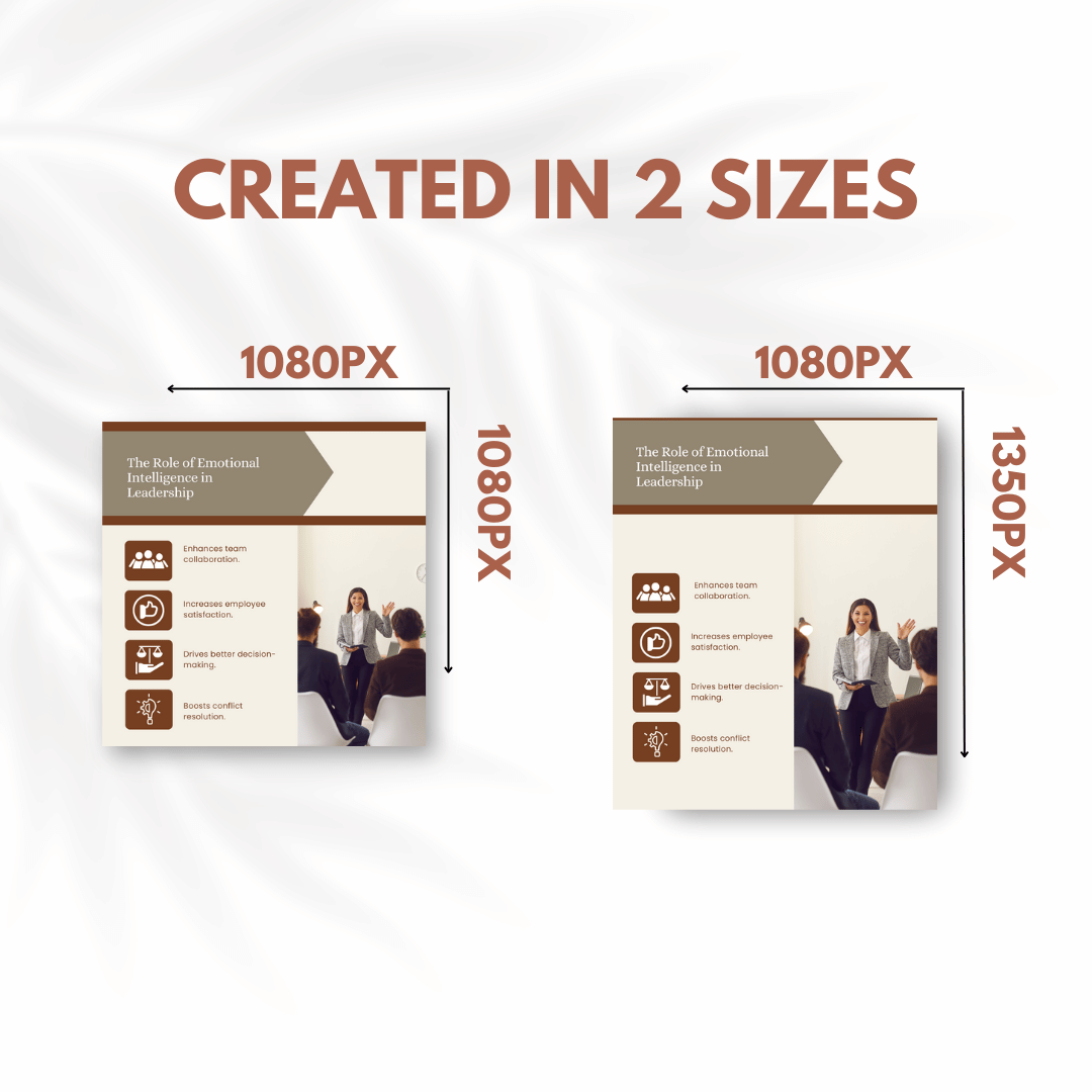 100 Emotional Intelligence - Social Media Templates