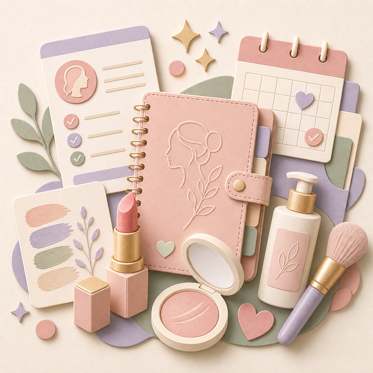 Beauty & Cosmetics Planners & Ebooks collection image