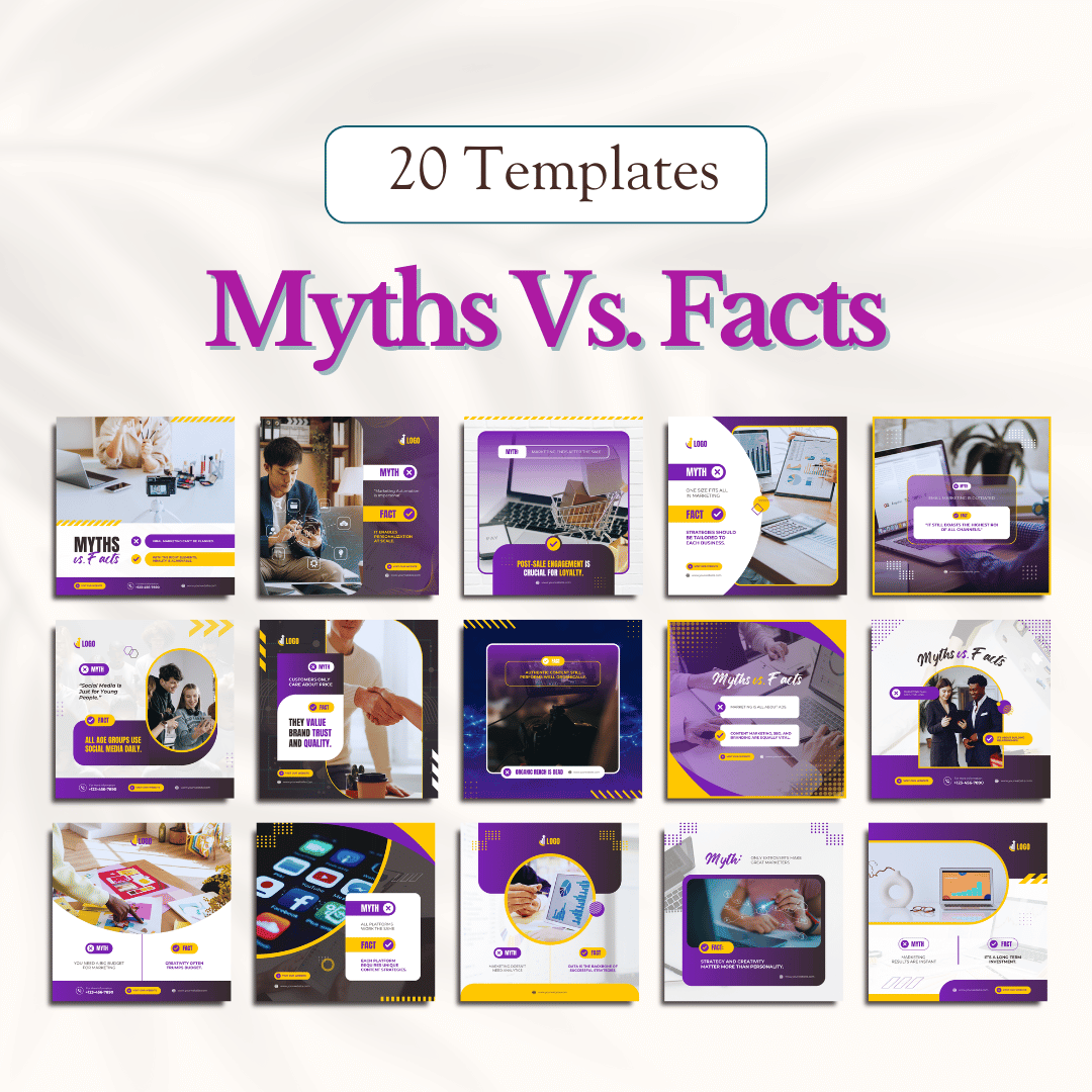 Marketing Canva Templates Bundle – 300 Templates