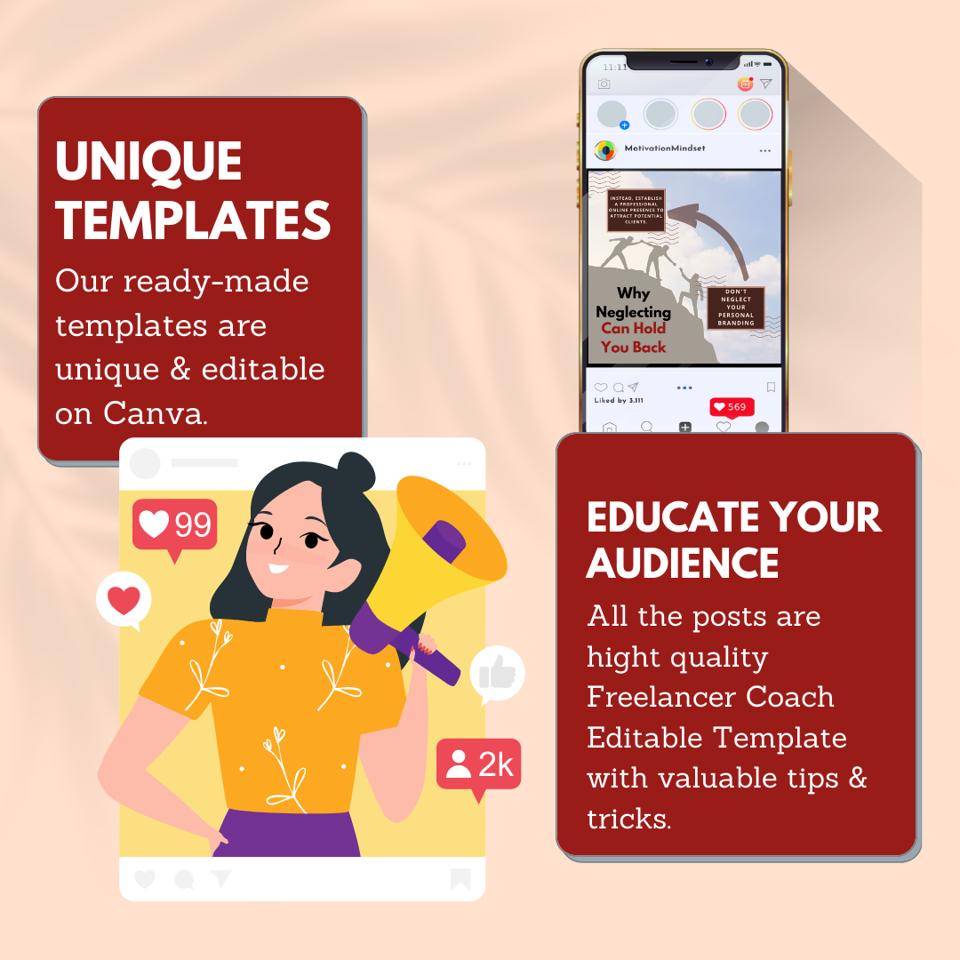 Freelancer Coach - Social Media Templates
