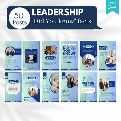 1000+ Leadership Bundle - Social Media Templates