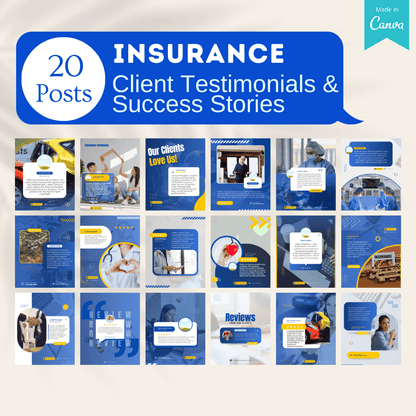 500 Insurance Agent Social Media Templates