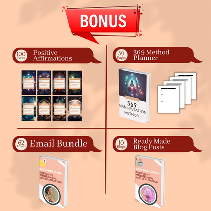Spirituality & Manifestation Canva Templates