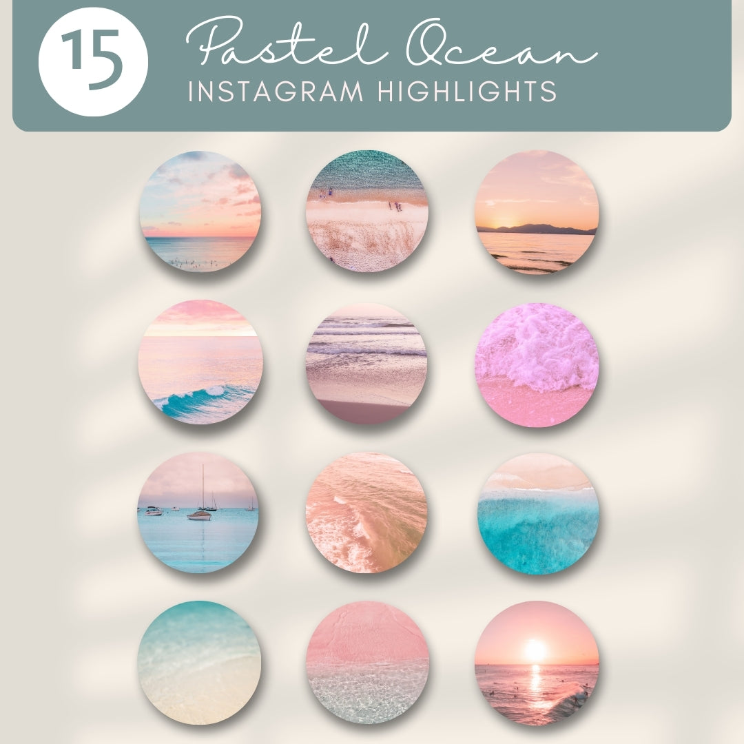 Pastel Instagram Highlight - 75 Template Covers