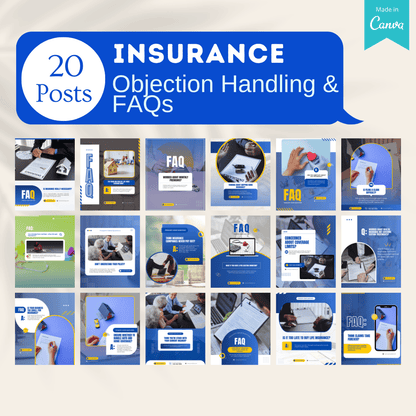 500 Insurance Agent Social Media Templates