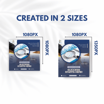 500 Accountant Template - Social Media Templates