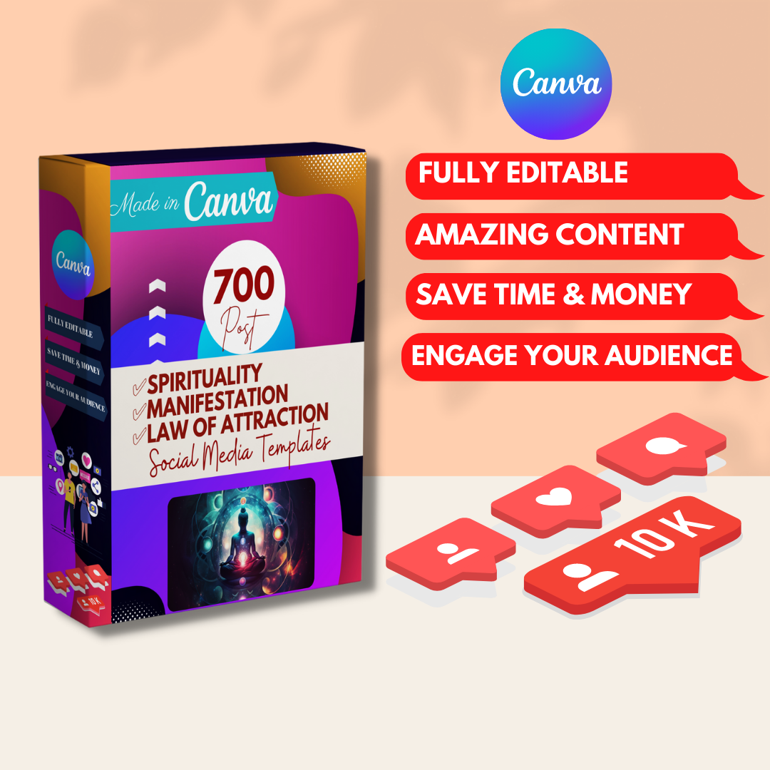 Spirituality & Manifestation Canva Templates