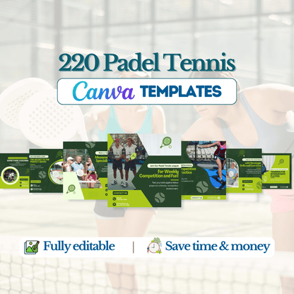 220 Padel Tennis Posts - Social Media Posts