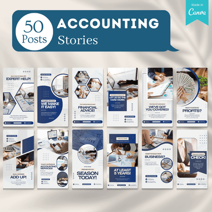 500 Accountant Template - Social Media Templates