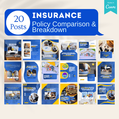500 Insurance Agent Social Media Templates