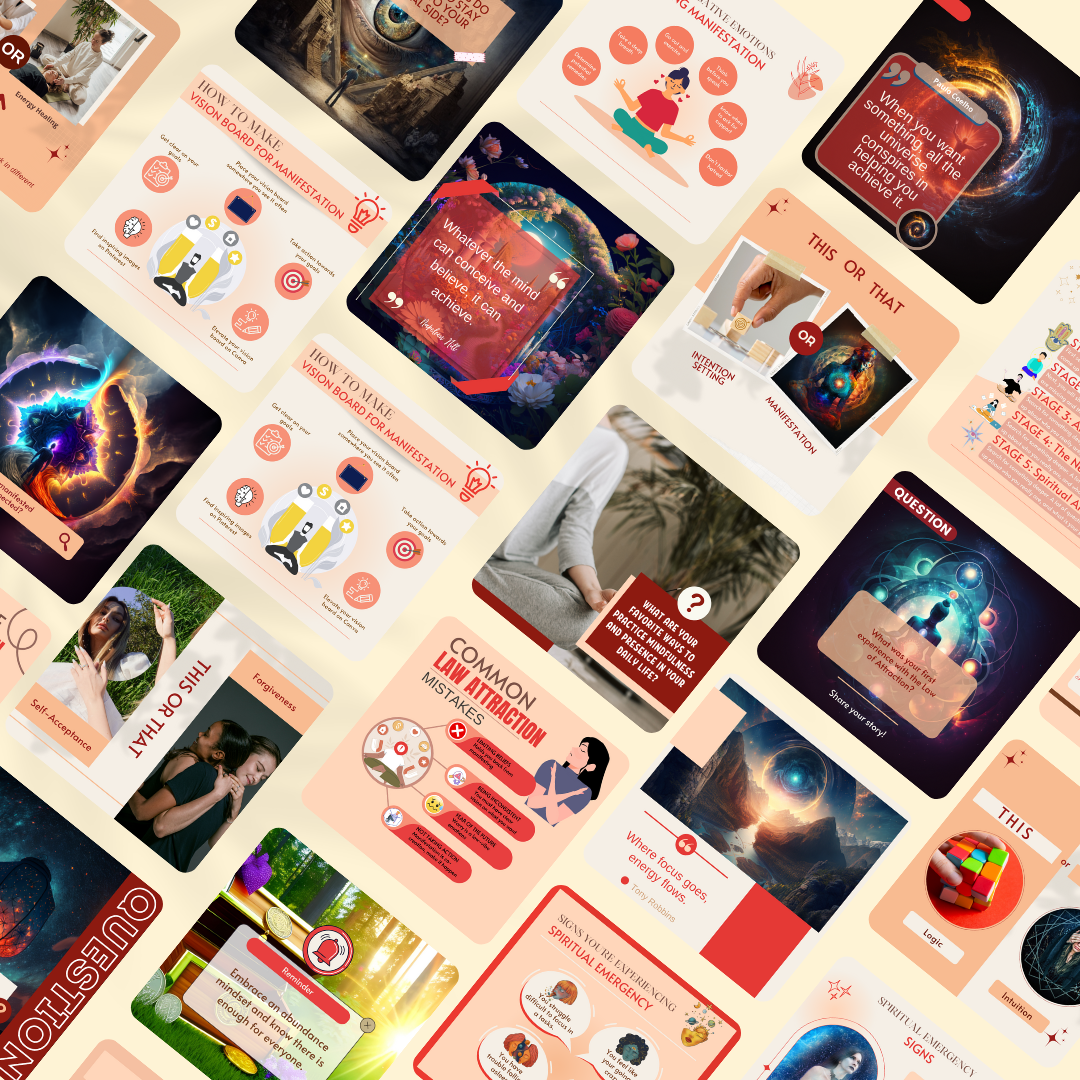 Spirituality & Manifestation Canva Templates