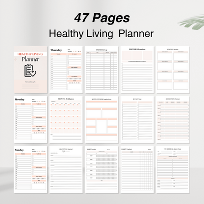 Health & Wellness Bundle: Journals and Planners