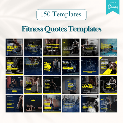 Fitness, Nutrition & Health Bundle - Social Media Templates