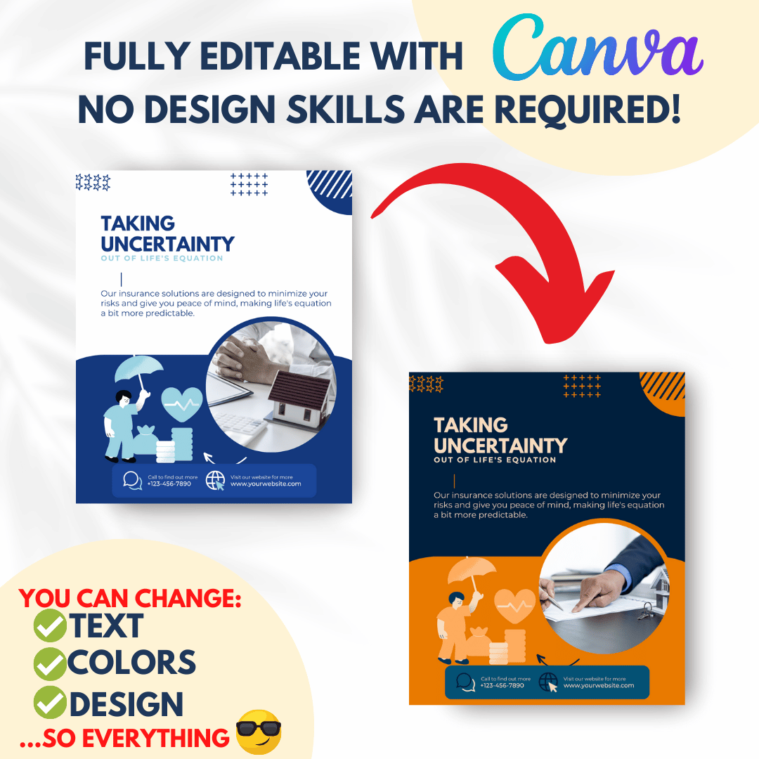 500 Insurance Agent Social Media Templates