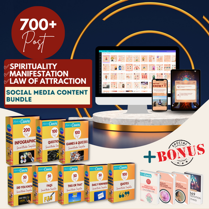 Spirituality & Manifestation Canva Templates