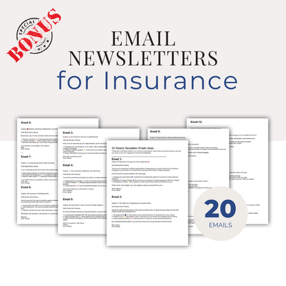 500 Insurance Agent Social Media Templates