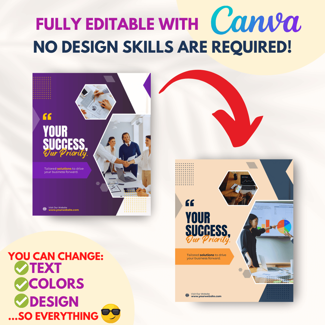 Marketing Canva Templates Bundle – 300 Templates