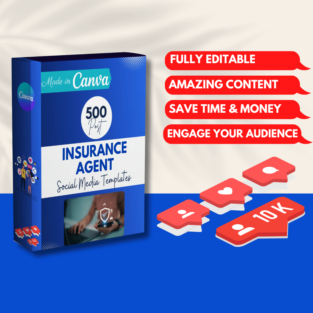 500 Insurance Agent Social Media Templates