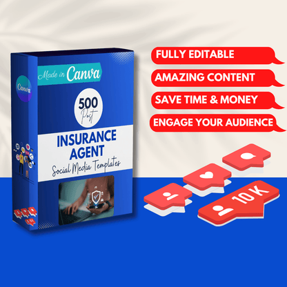 500 Insurance Agent Social Media Templates