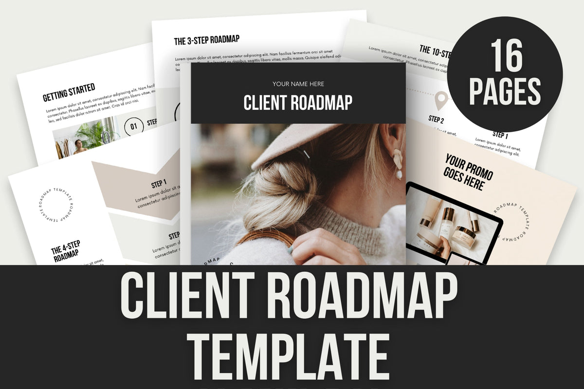 Client Roadmap Template - 16 pages