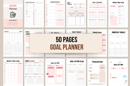 Goal Planner: 50 Pages