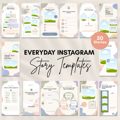 50 Everyday Instagram Story Templates