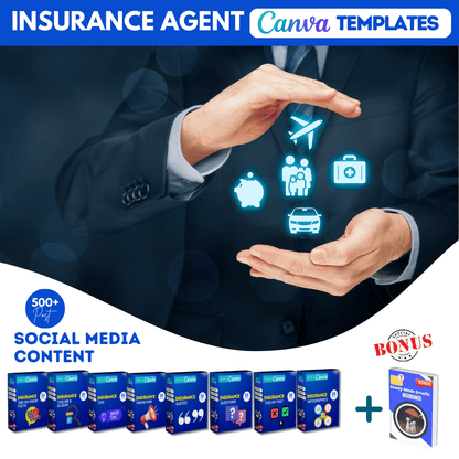 500 Insurance Agent Social Media Templates