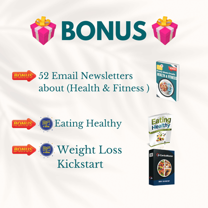 Fitness, Nutrition & Health Bundle - Social Media Templates