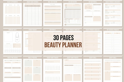 Beauty Planner - 30 Pages