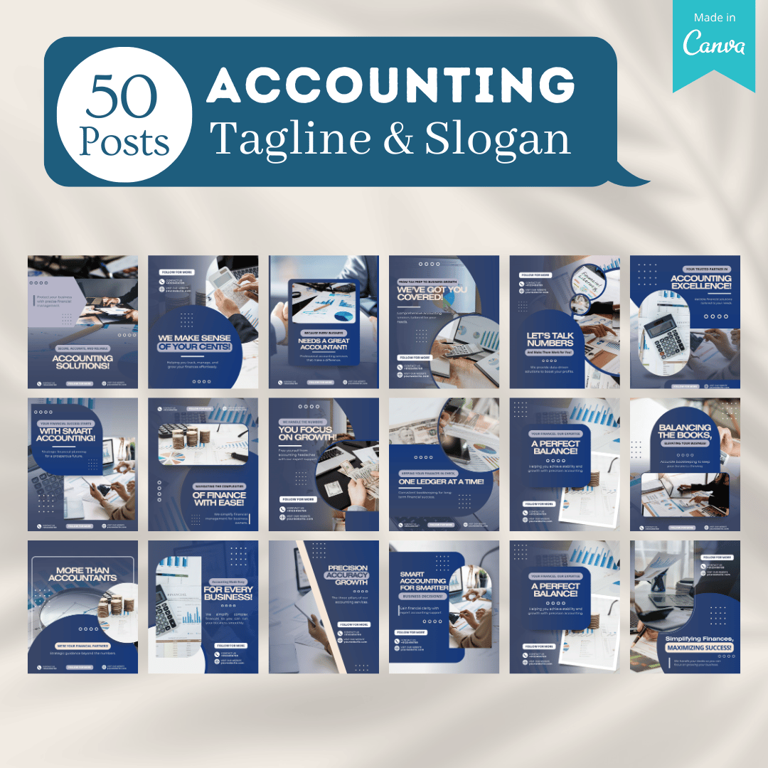 500 Accountant Template - Social Media Templates