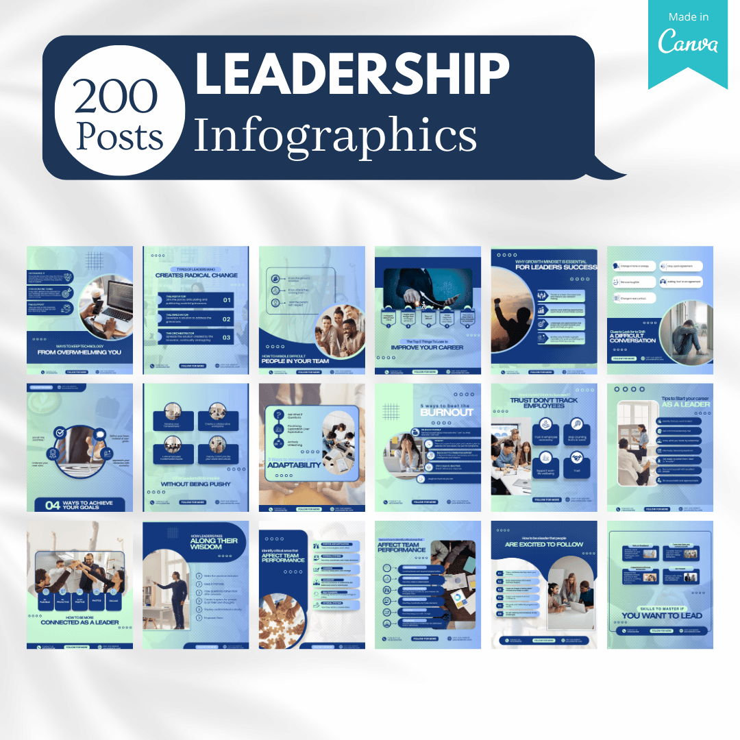 1000+ Leadership Bundle - Social Media Templates
