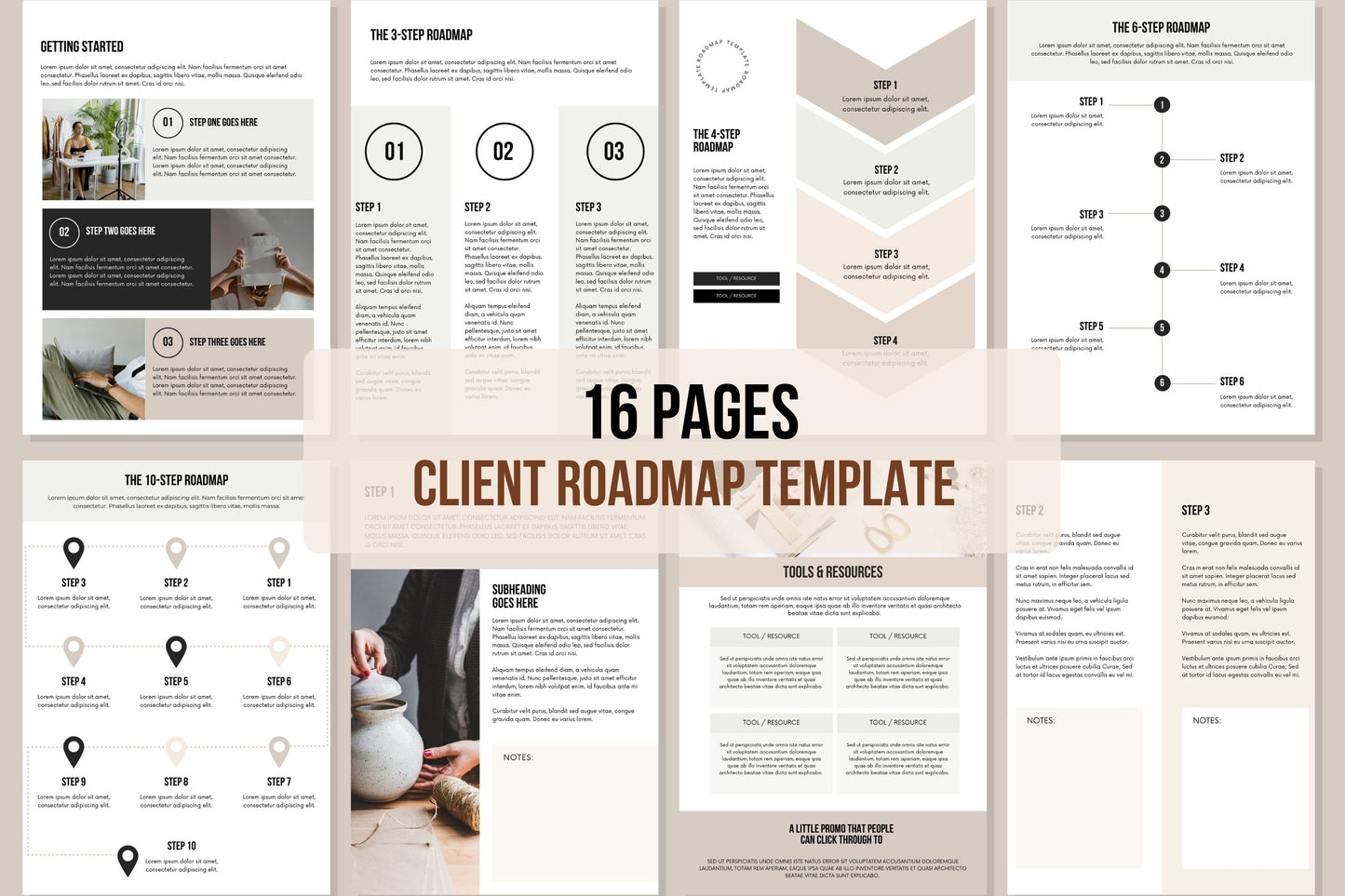 Client Roadmap Template - 16 pages