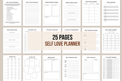 Self-Care & Confidence Planner Bundle
