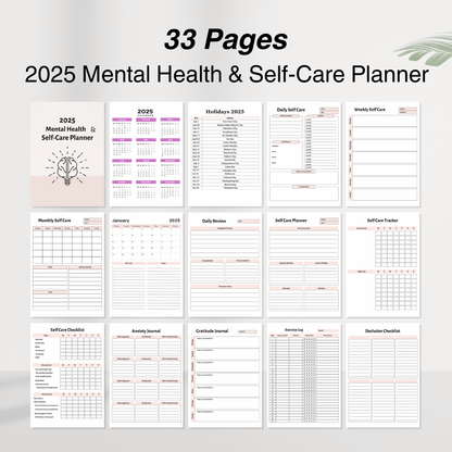 Mental Health Bundle: Planners &  Journals