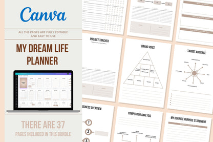 My Dream Life Planner - 37 Pages
