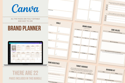 Brand Planner - 22 Pages