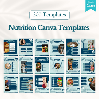 Fitness, Nutrition & Health Bundle - Social Media Templates