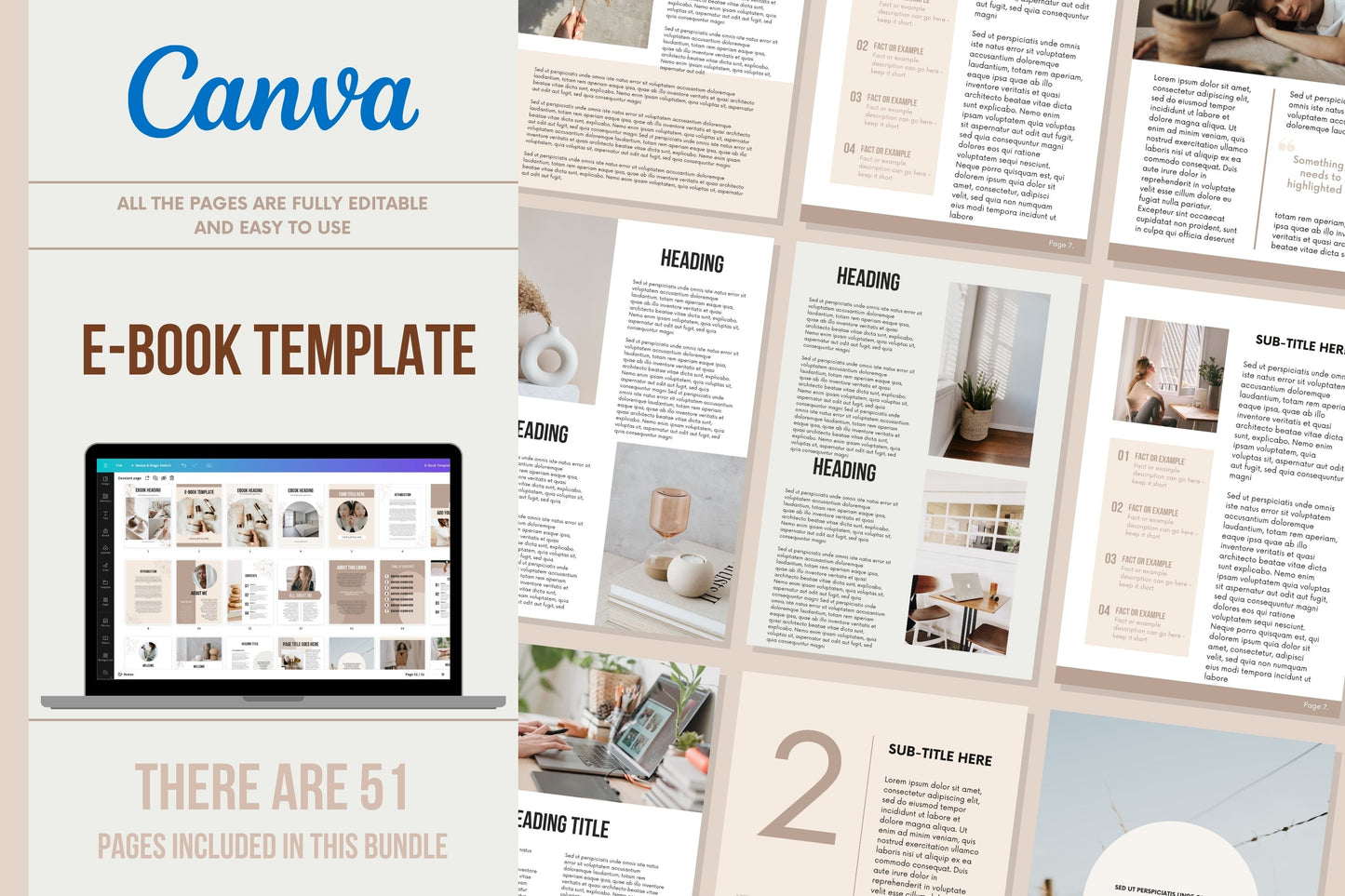 E-book Template  - 51 Pages
