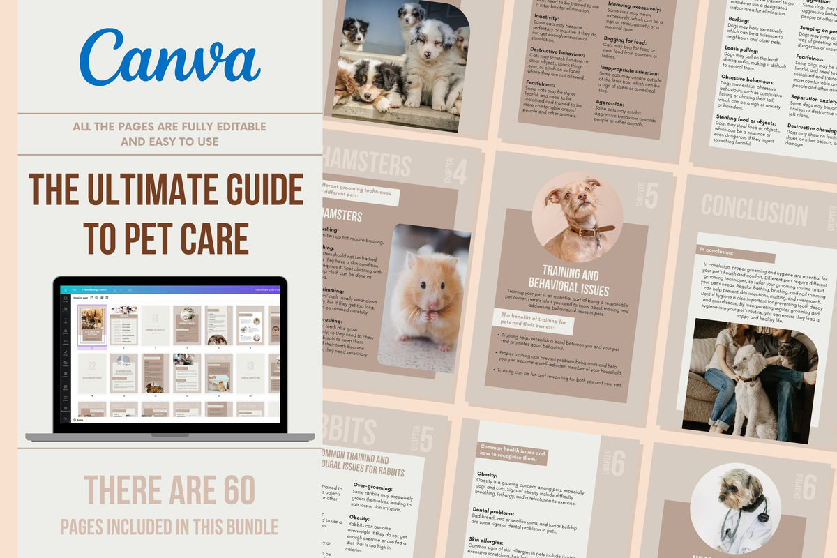 The ultimate guide to pet care - 60 Pages (Ebook)