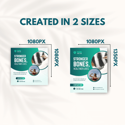 160 Orthopedic and Trauma Surgery Canva Templates