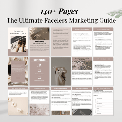 Faceless Digital Product Starter Kit