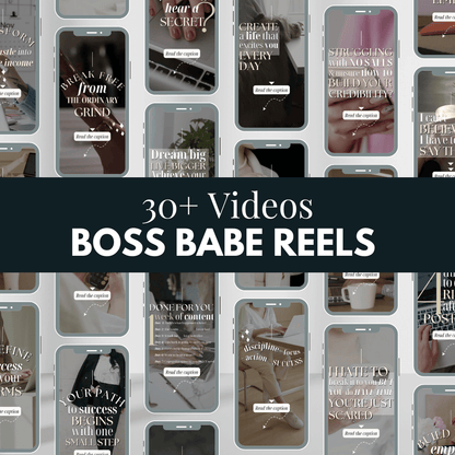 Boss Babe Reels Templates - 30 Videos