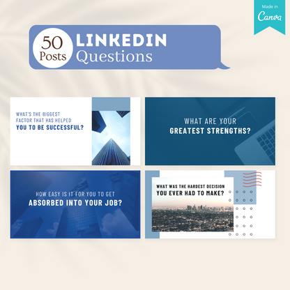 200 LinkedIn Posts  - Social Media Templates