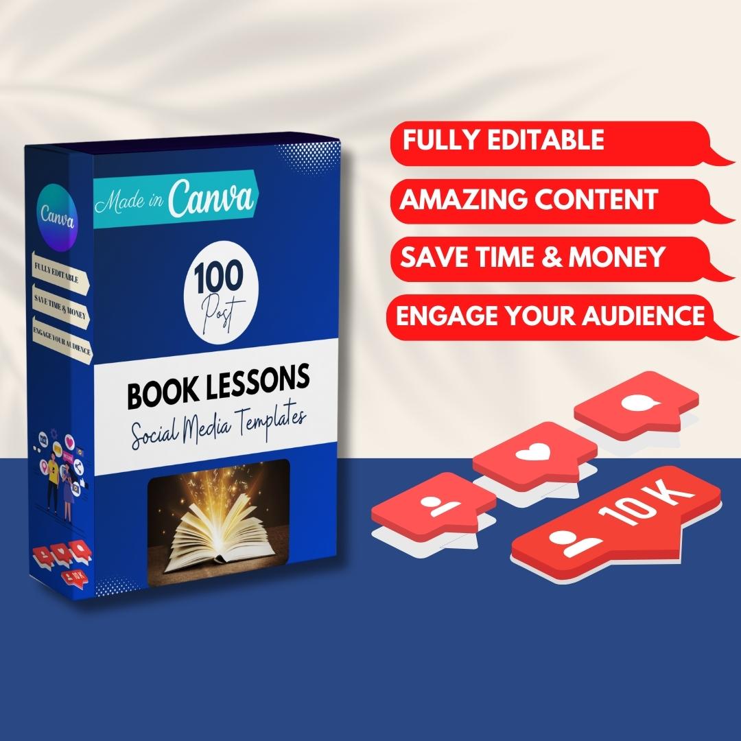 Books Key Lessons - Social Media Templates