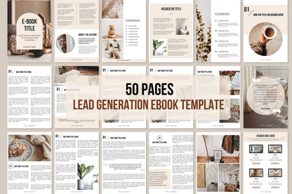 Lead Generation Ebook Template | US Letter | 50 Pages