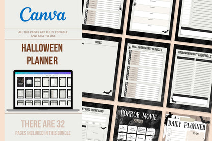 Halloween Planner - 32 Pages